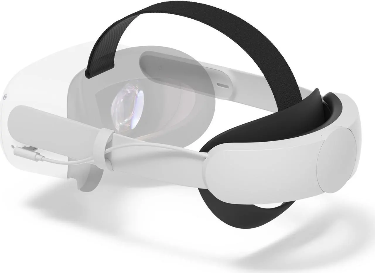 Alt view image 4 of 7 - Oculus Quest 2 Elite Strap With Battery and Carrying Case for Enhanced Comfort and Playtime in VR