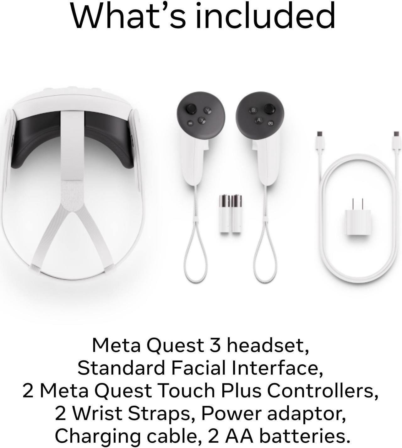 Alt view image 4 of 15 - Meta Quest 3 — Breakthrough Mixed Reality — Powerful Performance — Asgard’s Wrath 2 Bundle - 128GB - White