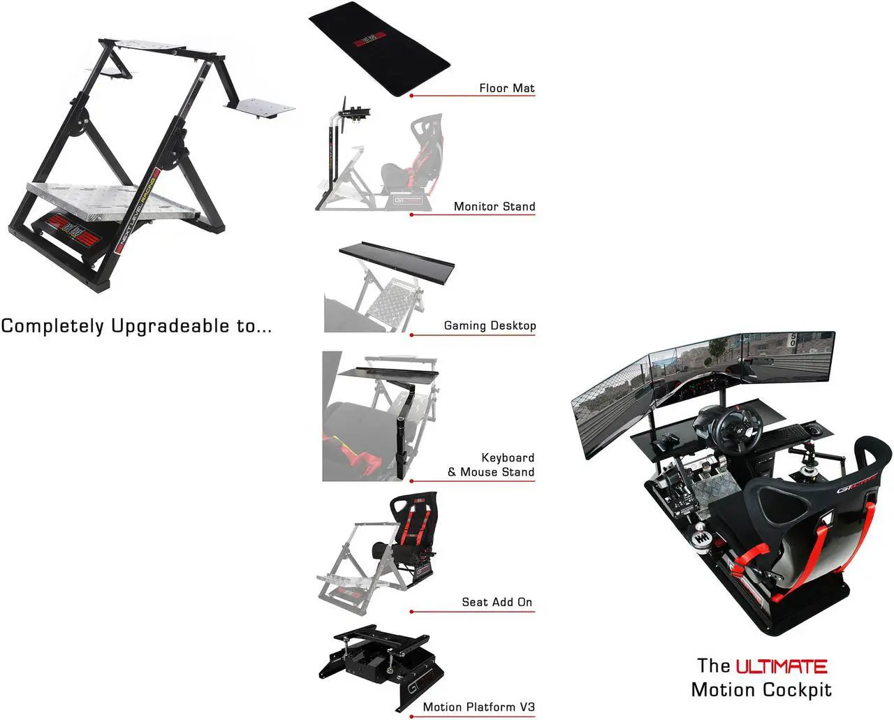 Alt view image 9 of 10 - Next Level Racing Wheel and Flight Stand
