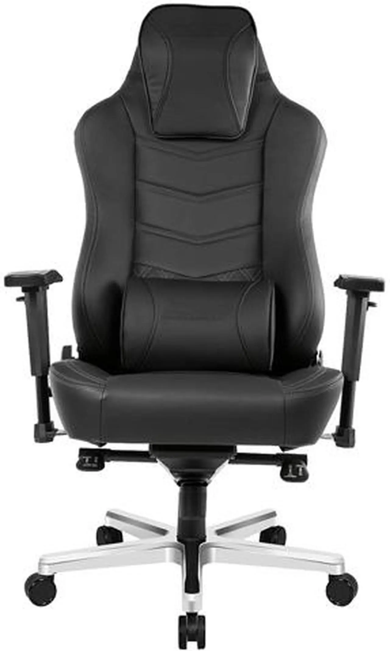 Main image of AKRacing Office Series Onyx Deluxe Leather Desk / Gaming Chair, 4D Adjustable Armrests, 180 Degrees Recline (AK-ONYXDELUXE)