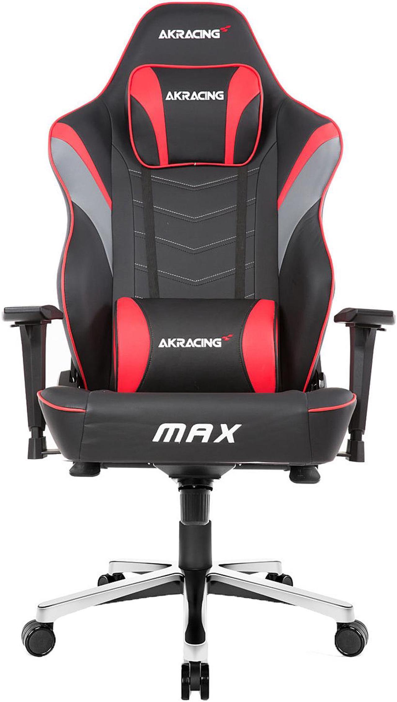 Alt view image 2 of 8 - AKRACING AK-MAX-BK/RD Max Gaming Chair