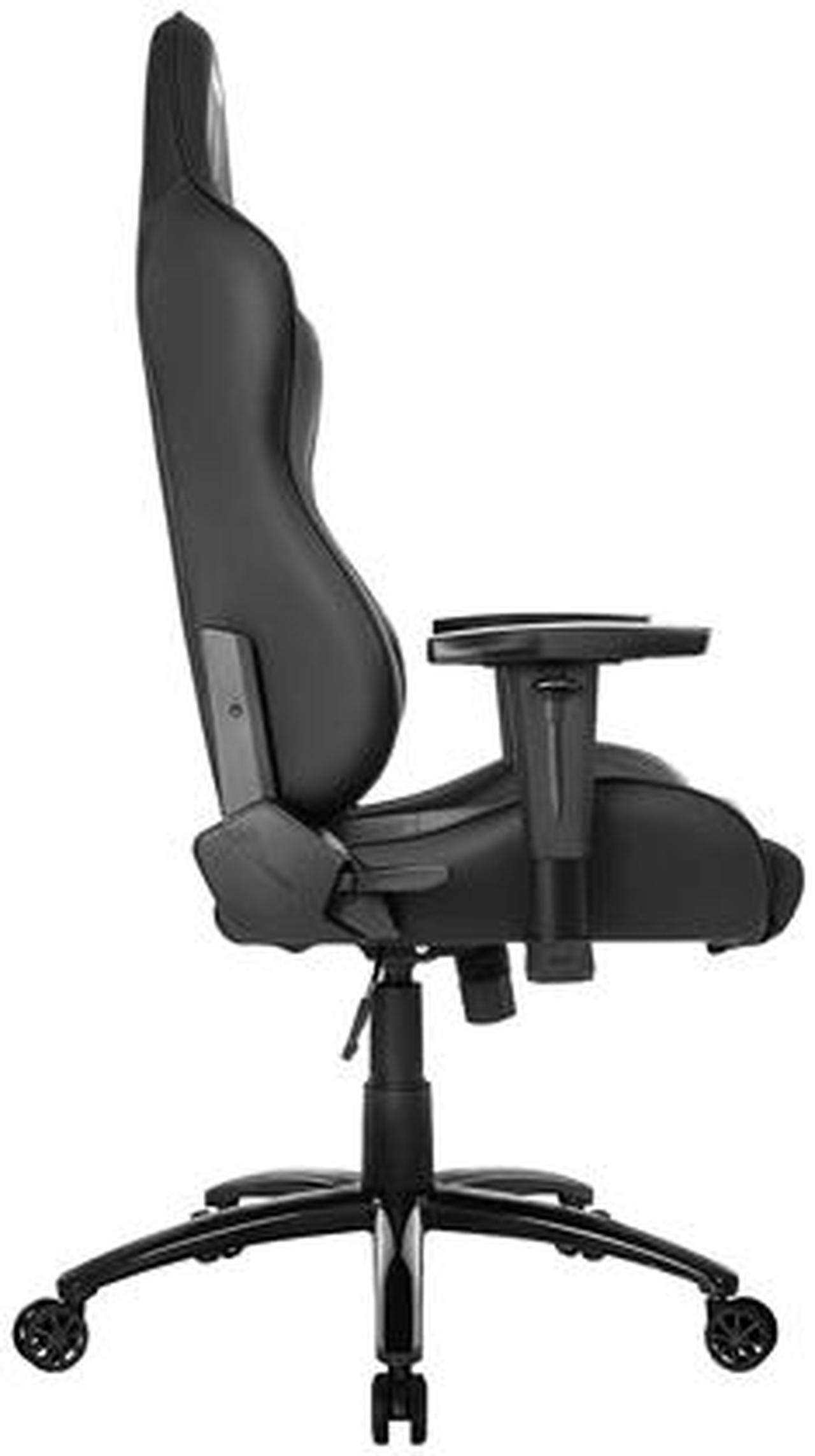 Alt view image 8 of 9 - AKRACING AK-NITRO-CB-ST Nitro Gaming Chair Carbon Black Stylish Design Enhanced Ergonomics