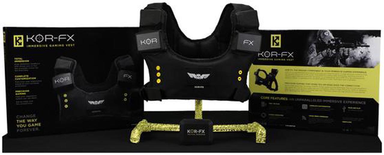 Alt view image 4 of 8 - KOR-FX Gaming Vest & Optical Adapter for (PS4, Xbox One, PC Sound Card)