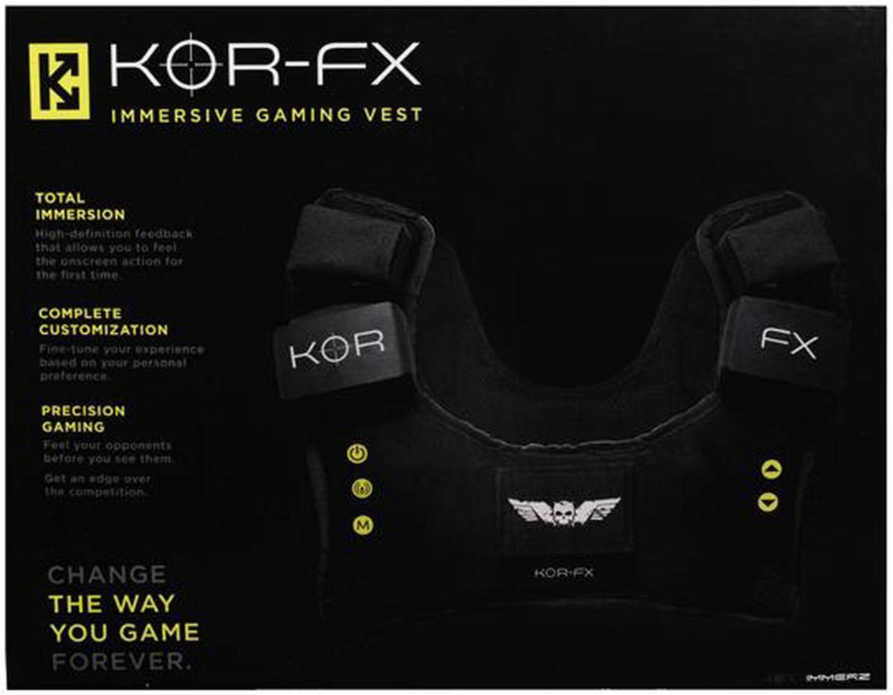 Alt view image 8 of 8 - KOR-FX Gaming Vest & Optical Adapter for (PS4, Xbox One, PC Sound Card)