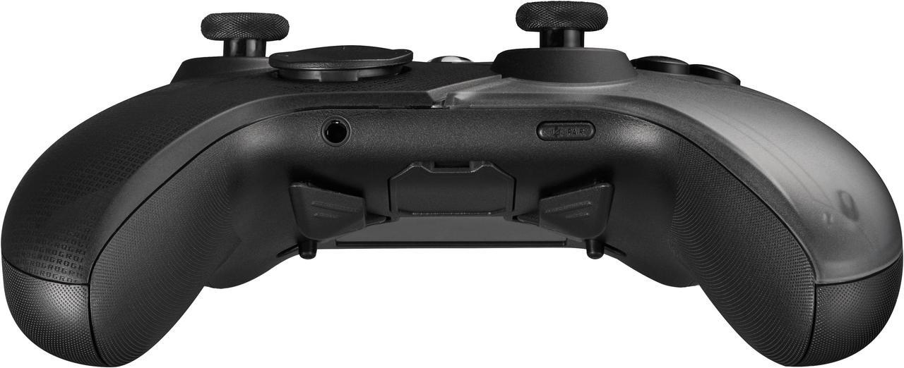 Alt view image 8 of 17 - ASUS ROG Raikiri Pro gaming controller, OLED display, tri-mode connectivity, remappable buttons&triggers, 4 rear buttons, step&linear triggers, adjustable joystick sensitivity, 3.5mm jack, PC and Xbox