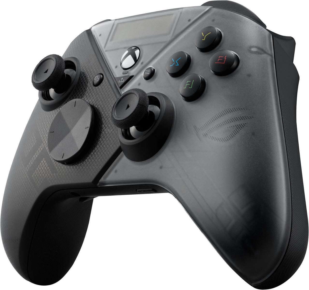 Alt view image 10 of 17 - ASUS ROG Raikiri Pro gaming controller, OLED display, tri-mode connectivity, remappable buttons&triggers, 4 rear buttons, step&linear triggers, adjustable joystick sensitivity, 3.5mm jack, PC and Xbox