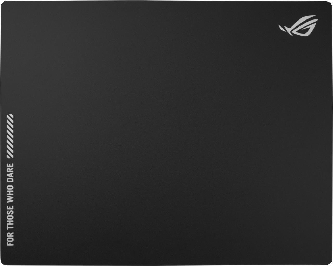 Main image of Asus ROG Moonstone Ace L Glass Gaming Mouse Pad, Ultra-smooth Surface, Noise-Reducing Design, 9H Tempered Glass, Impact & Scratch Resistant, Anti-slip Silicone Base, 500 x 400 mm, Black