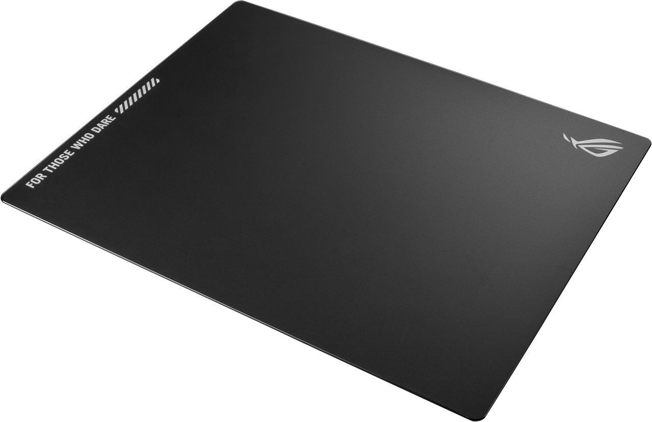 Alt view image 4 of 5 - Asus ROG Moonstone Ace L Glass Gaming Mouse Pad, Ultra-smooth Surface, Noise-Reducing Design, 9H Tempered Glass, Impact & Scratch Resistant, Anti-slip Silicone Base, 500 x 400 mm, Black