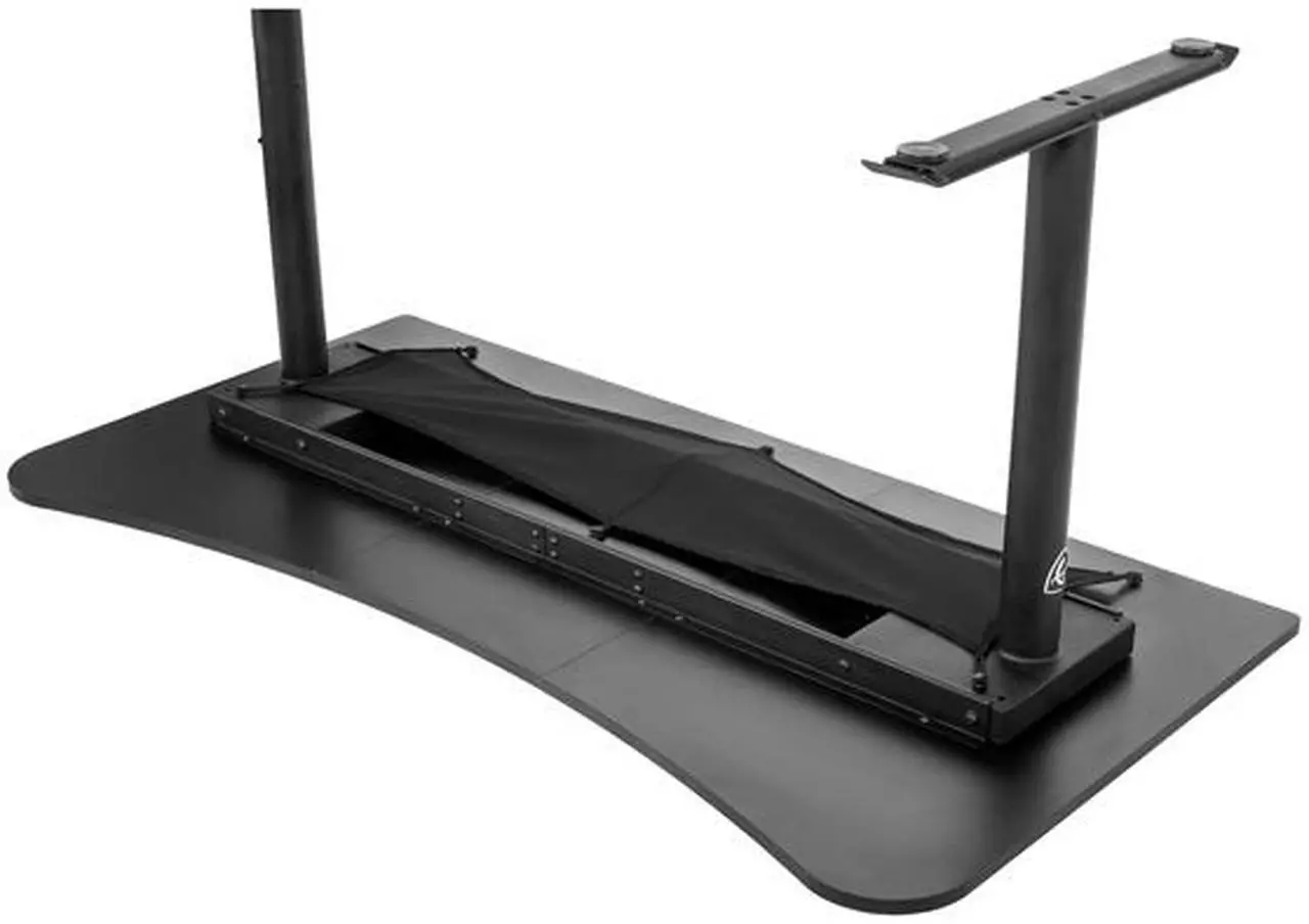 Alt view image 4 of 4 - Arozzi Furniture ARENA-NA-PURE BLACK Gaming Desk - Pure Black