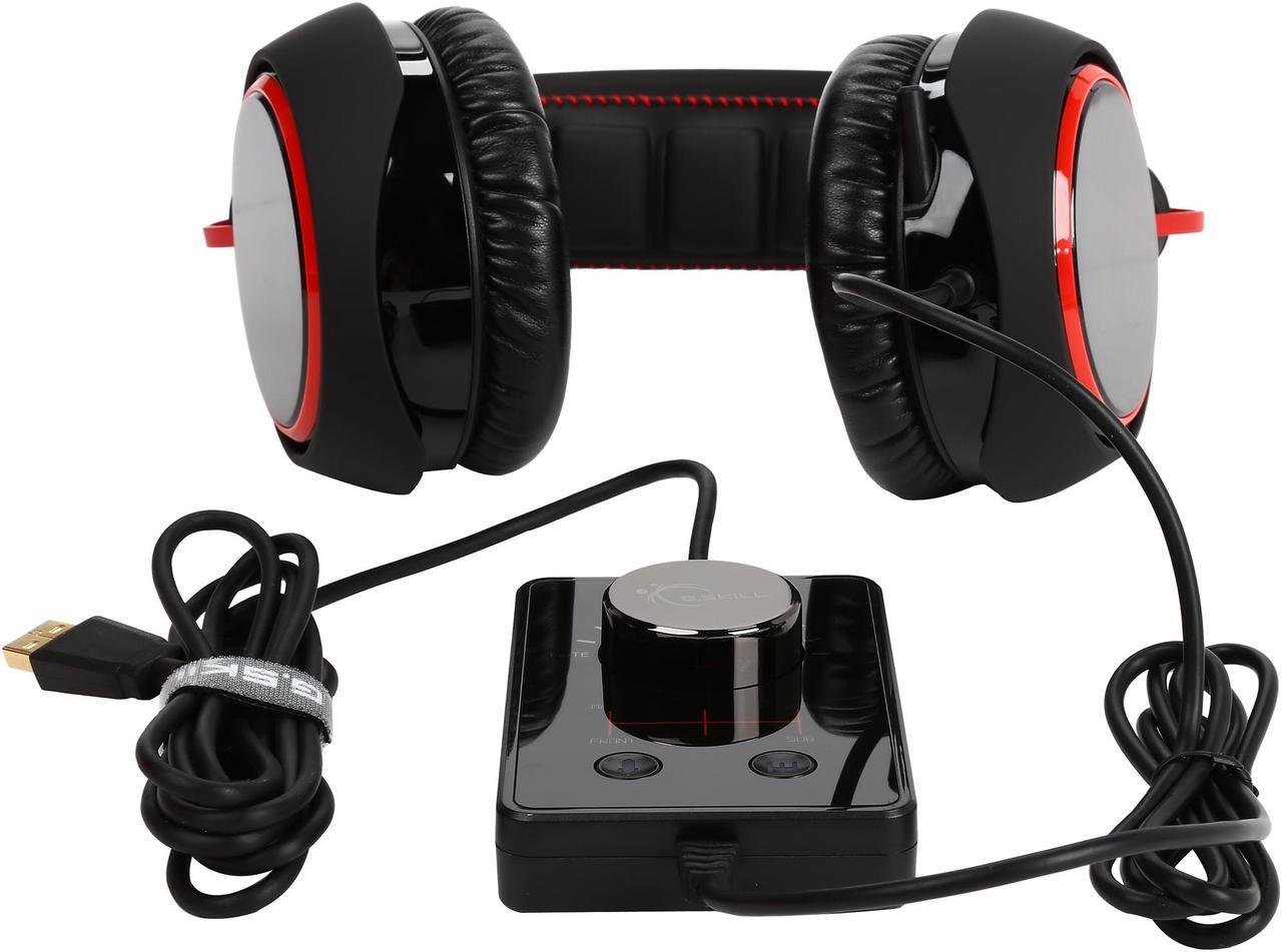 Alt view image 8 of 8 - G.SKILL RIPJAWS SR910 Real 7.1 Surround Sound USB Gaming Headset