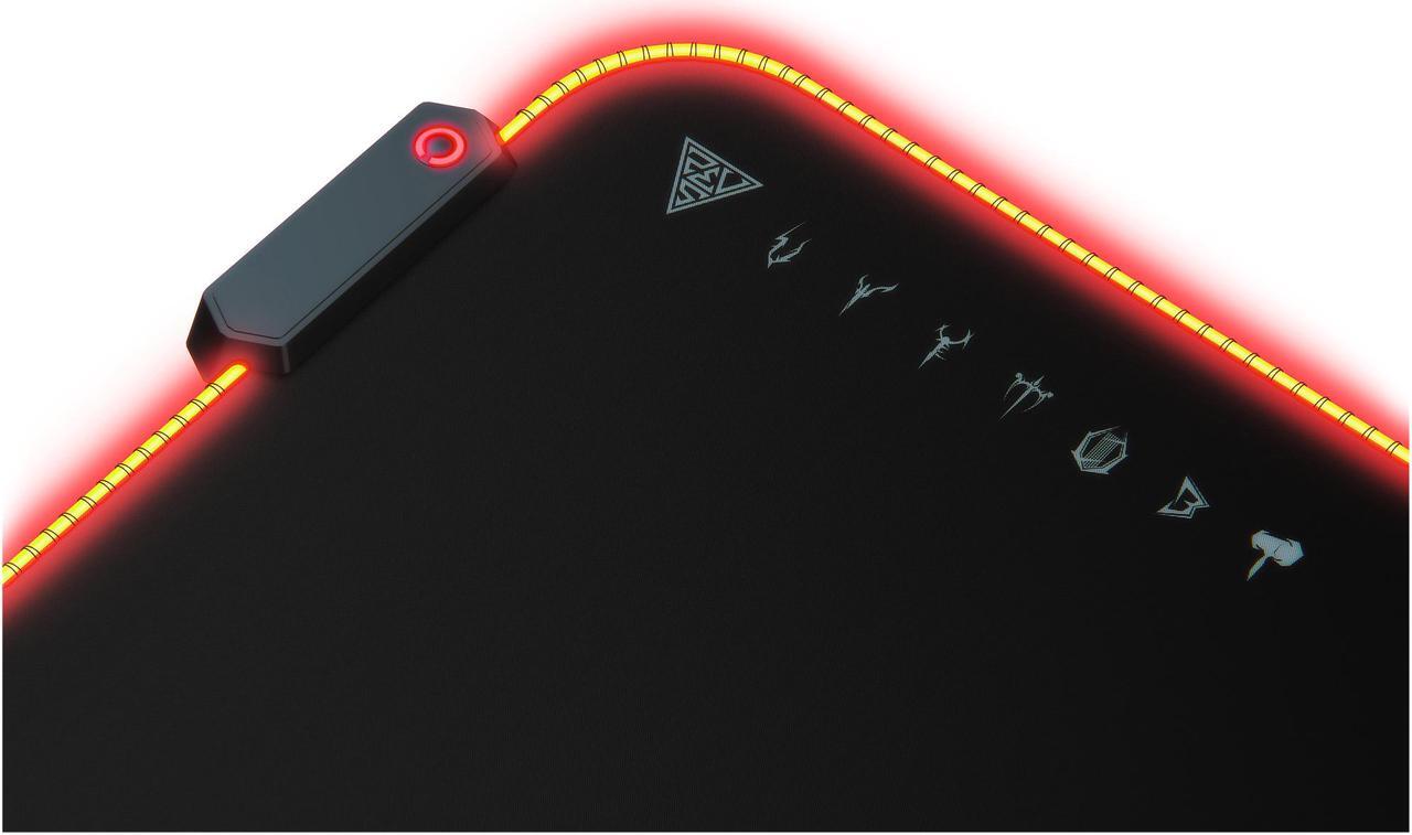 Alt view image 4 of 7 - GAMDIAS NYX P3 GD-NYX P3 Multi-Colored Gaming Mouse Pad