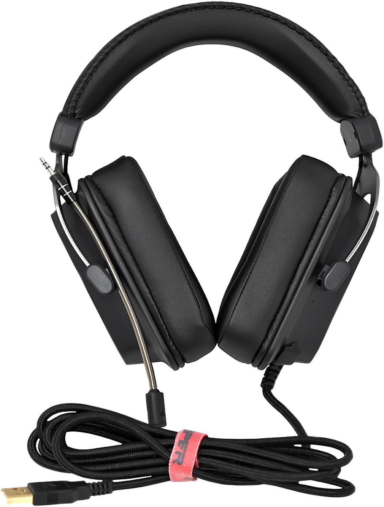 Alt view image 3 of 11 - Patriot Memory Viper V380 USB Connector Circumaural Virtual 7.1 Surround Sound PC Gaming Headset w/ ENC Microphone and Full Spectrum RGB