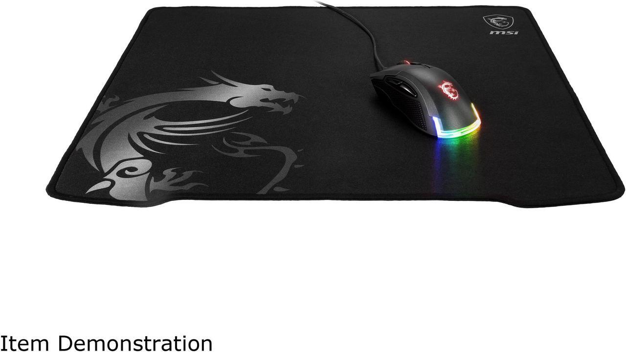Alt view image 6 of 8 - MSI Ultra-Smooth Low-Friction Textile Surface Natural Rubber Base Extra Soft Comfortable Touch Anti-Slip Gaming Mouse Pad (Agility GD30)