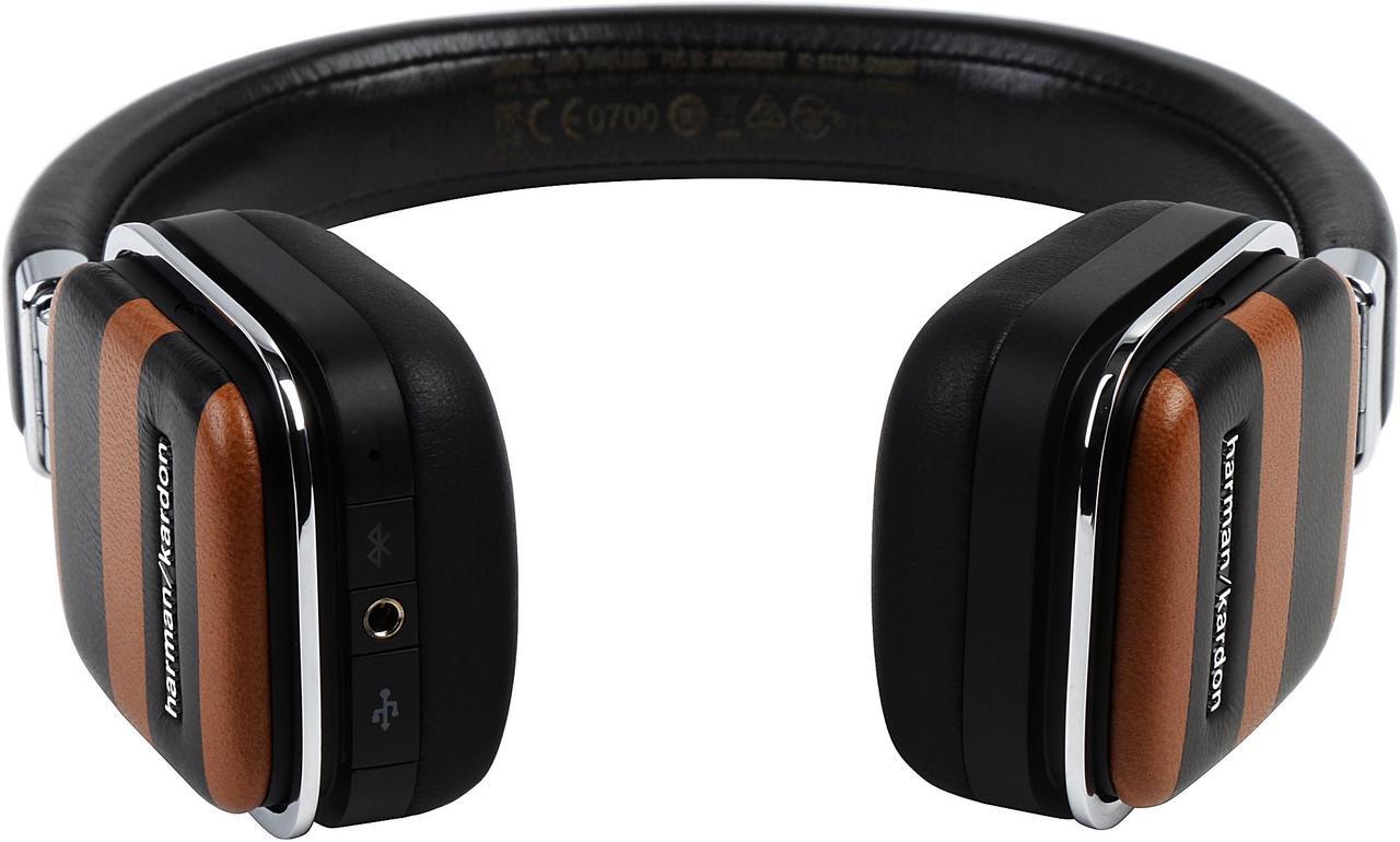 Alt view image 7 of 7 - Harman Kardon Soho Wireless COACH Limited Edition Bluetooth Wireless On-Ear Headphones - Brown/Black