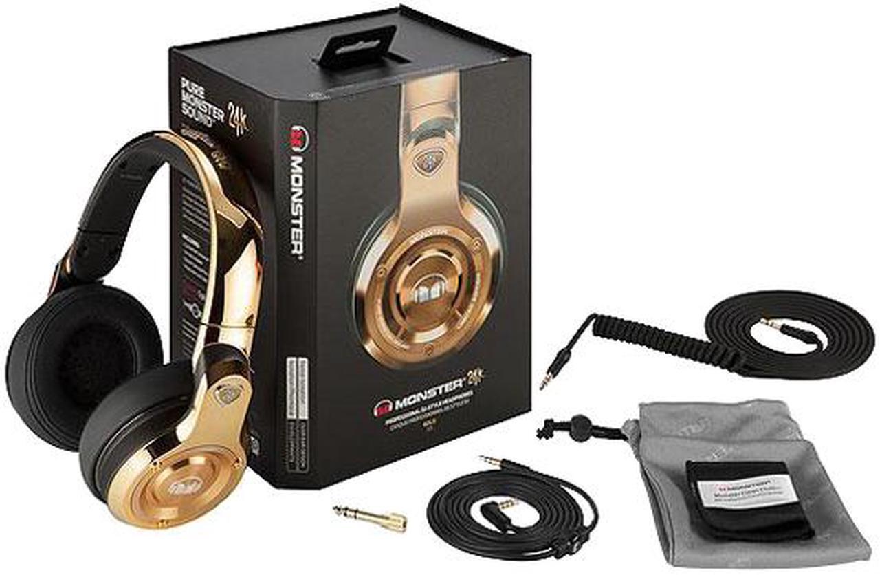Alt view image 7 of 9 - Monster 24K Over-Ear Headphones