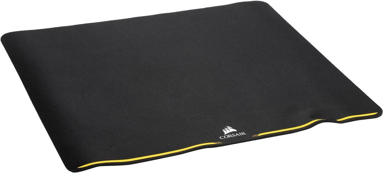 CORSAIR MM200 - Cloth Mouse Pad - High-Performance Mouse Pad Optimized for Gaming Sensors - Designed for Maximum Control - Medium, Black- Yellow Stripe, Model:CH-9000099-WW