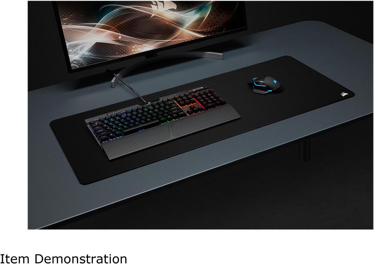 Alt view image 3 of 10 - Corsair MM350 PRO CH-9413770-WW Premium Spill-Proof Cloth Gaming Mouse Pad - Extended XL