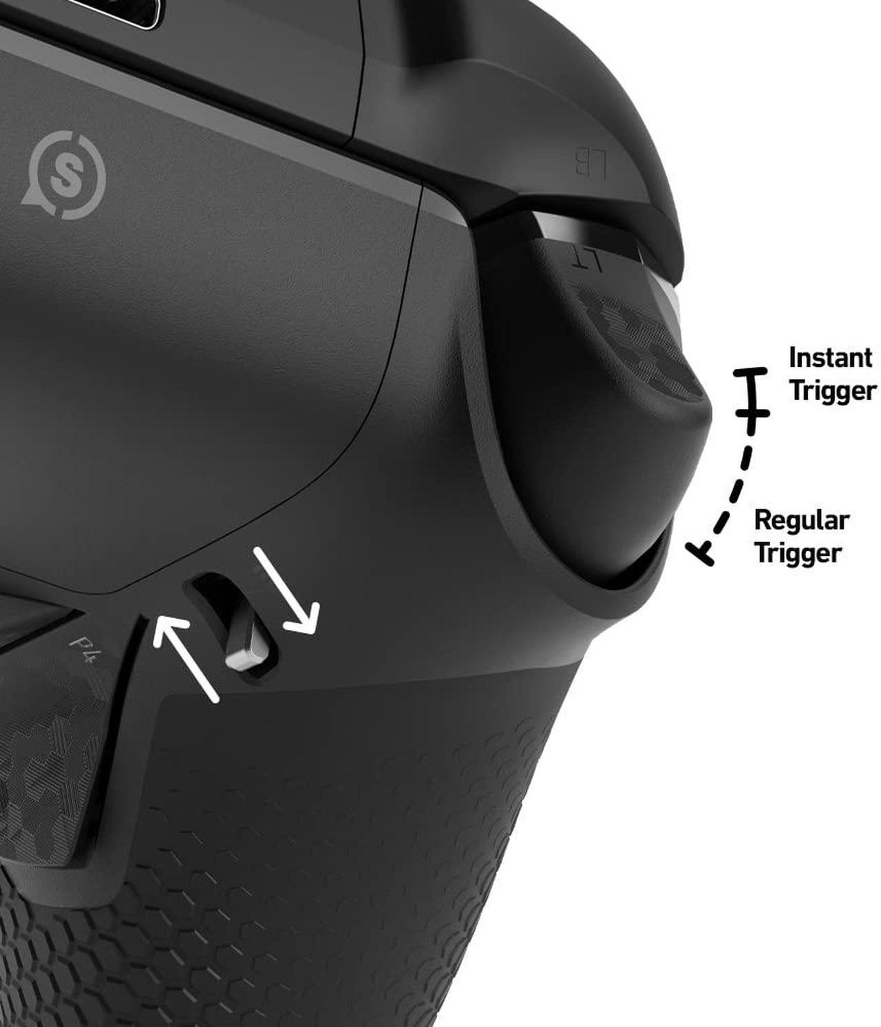 Alt view image 3 of 6 - SCUF Instinct Pro Custom Wireless Performance Controller for Xbox Series X|S, Xbox One, PC, and Mobile - Steel Gray