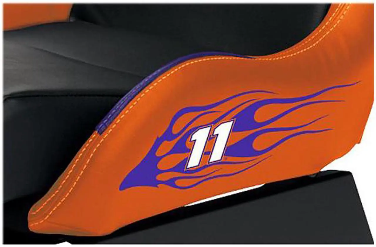Alt view image 6 of 6 - Playseat 11004 NASCAR #11 Denny Hamlin FedEx Video Game Racing Seat