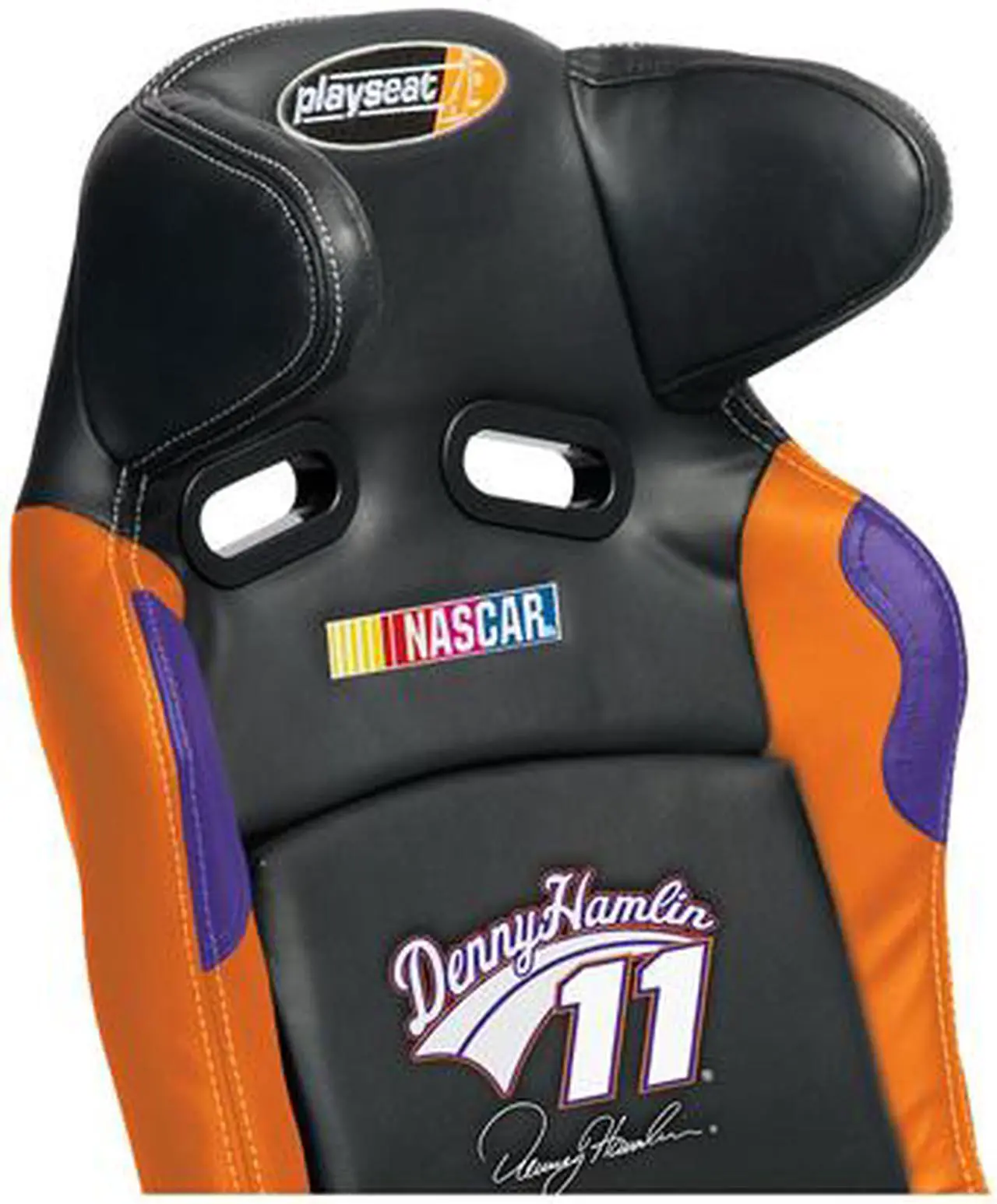 Alt view image 5 of 6 - Playseat 11004 NASCAR #11 Denny Hamlin FedEx Video Game Racing Seat