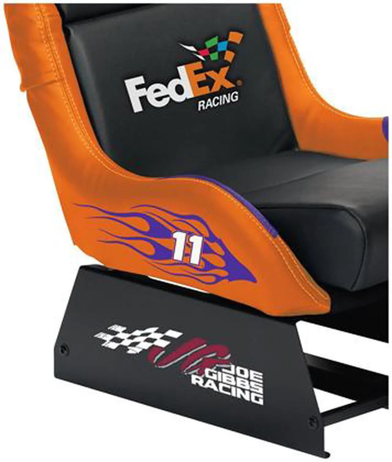 Alt view image 3 of 6 - Playseat 11004 NASCAR #11 Denny Hamlin FedEx Video Game Racing Seat