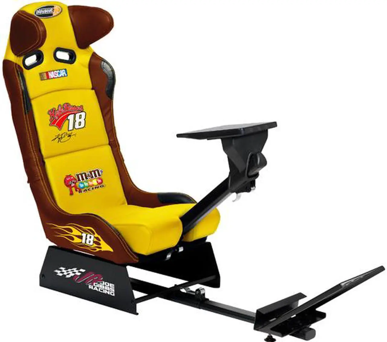 Main image of Playseat 11005 NASCAR #18 Kyle Busch M&M's Video Game Racing Seat
