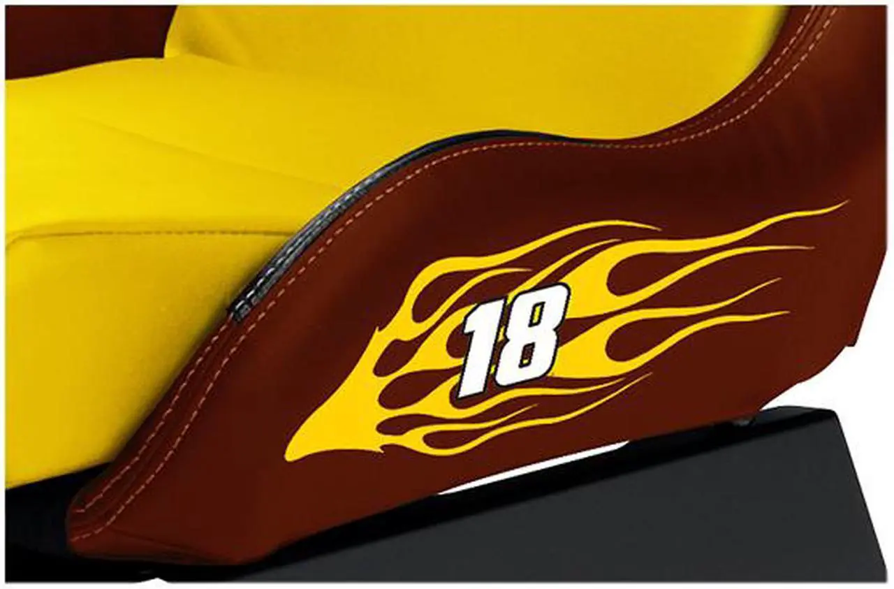 Alt view image 4 of 4 - Playseat 11005 NASCAR #18 Kyle Busch M&M's Video Game Racing Seat