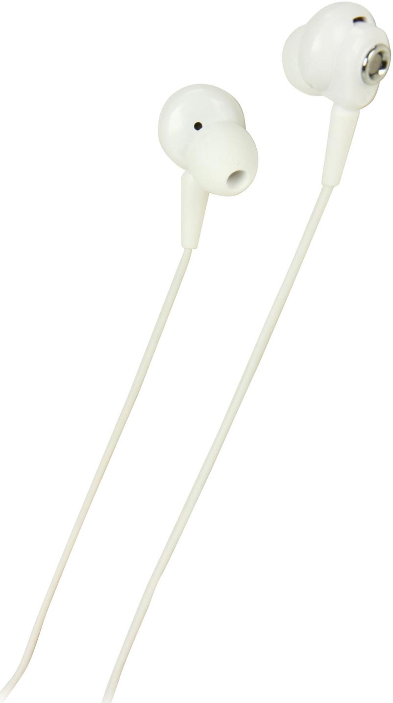 Alt view image 2 of 6 - Digital Silence White Stereo Digital Ambient Noise Cancelling Earphone with Microphone DS-321D