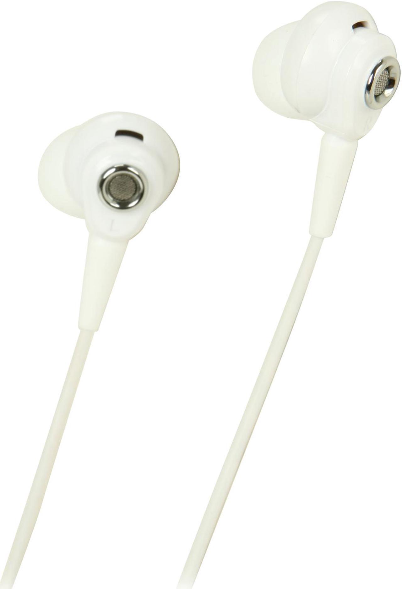 Alt view image 4 of 6 - Digital Silence White Stereo Digital Ambient Noise Cancelling Earphone with Microphone DS-321D