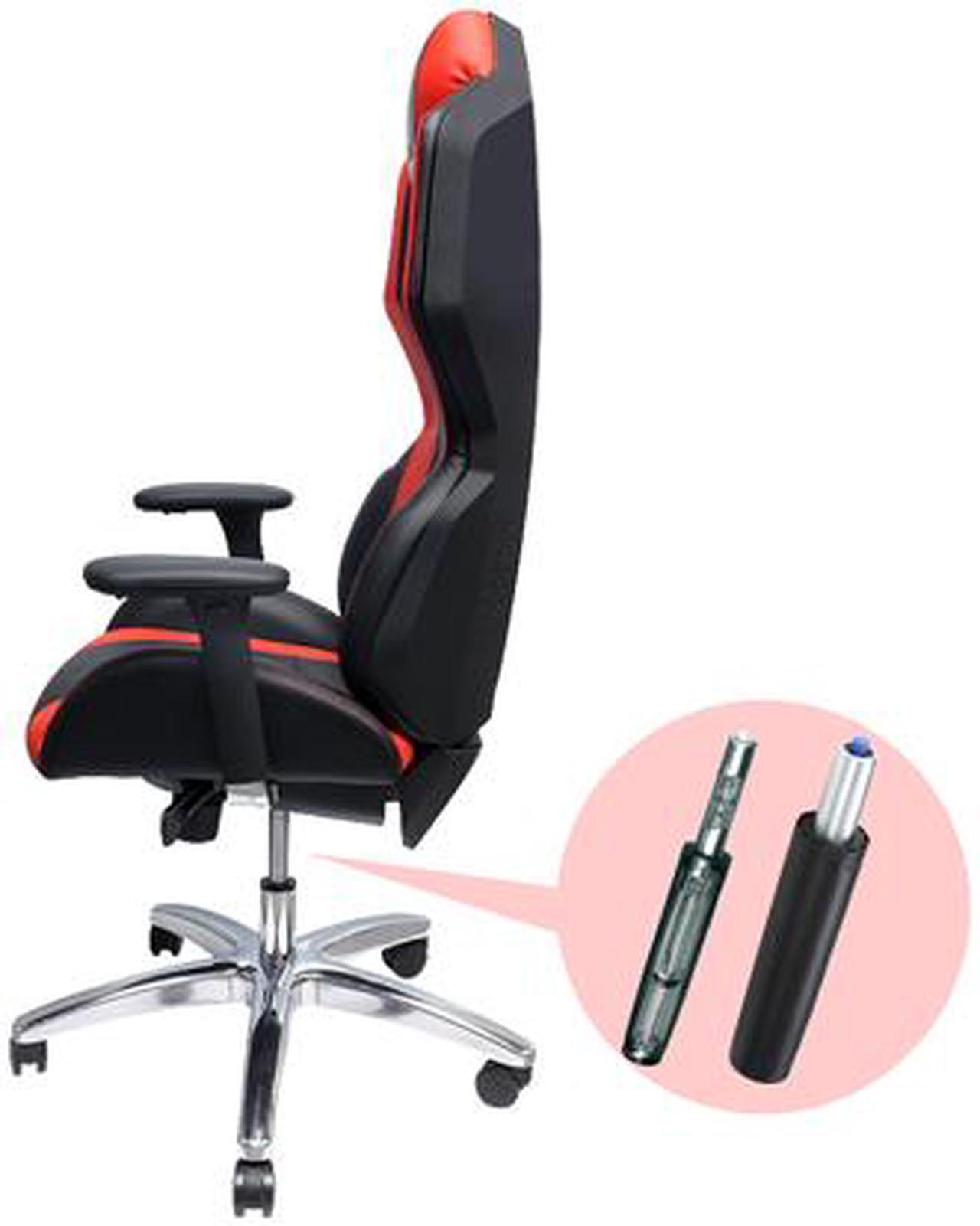 Alt view image 5 of 5 - E-Blue Auroza-XI Illuminated Gaming Chair - Red