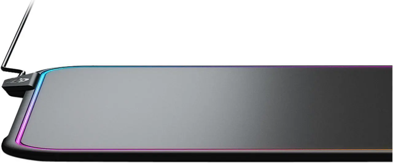 Alt view image 2 of 4 - SteelSeries QcK Prism RGB Mousepad, Dual-Surface, 12-Zone Lighting