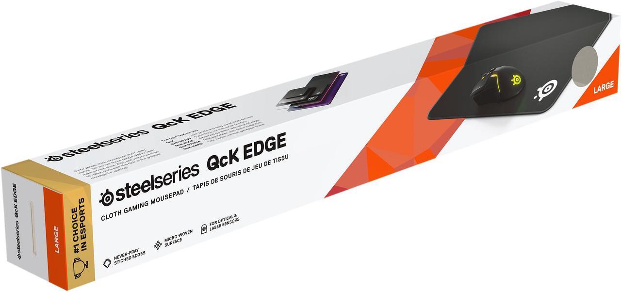 Alt view image 6 of 6 - SteelSeries QCK EDGE Cloth Gaming Mouse Pad - Large (63823)