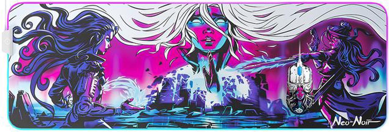 SteelSeries 63799 QCK Prism XL Neo Noir Edition Mouse Pad