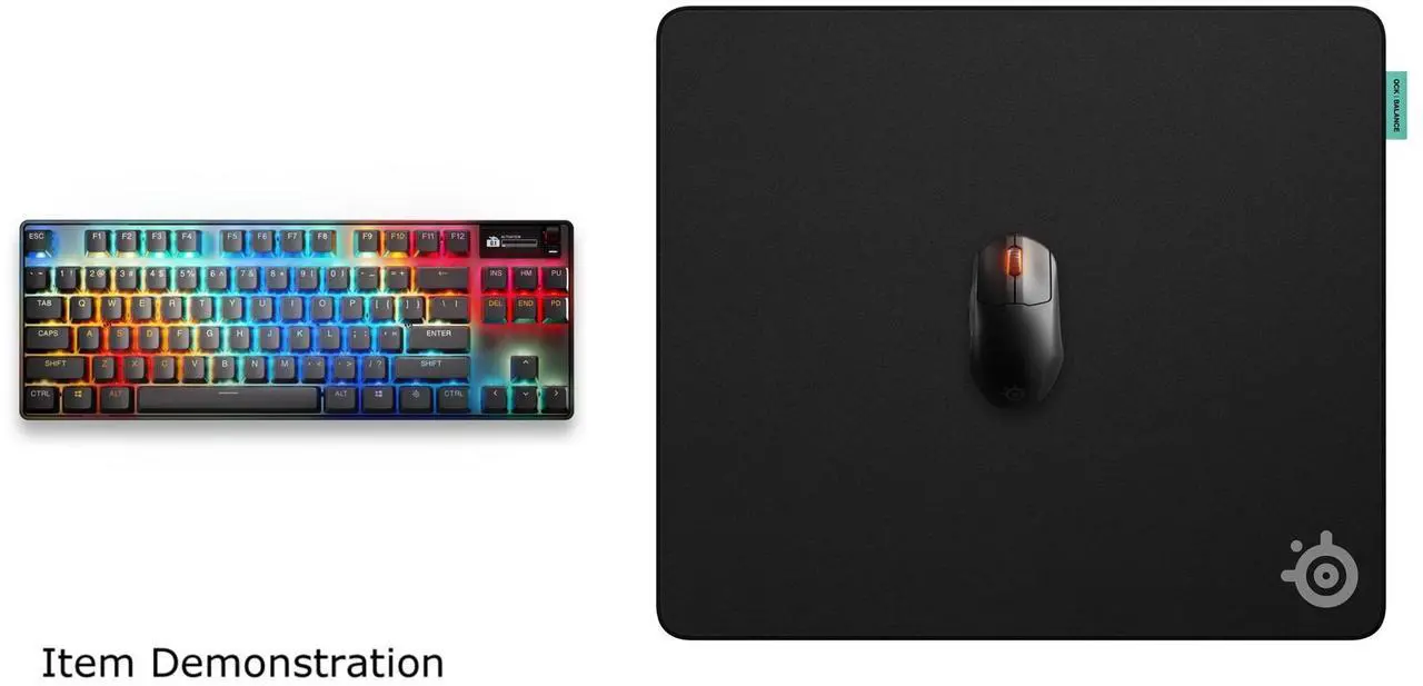 Alt view image 2 of 14 - SteelSeries QcK Performance L - Balance Mouse Mat