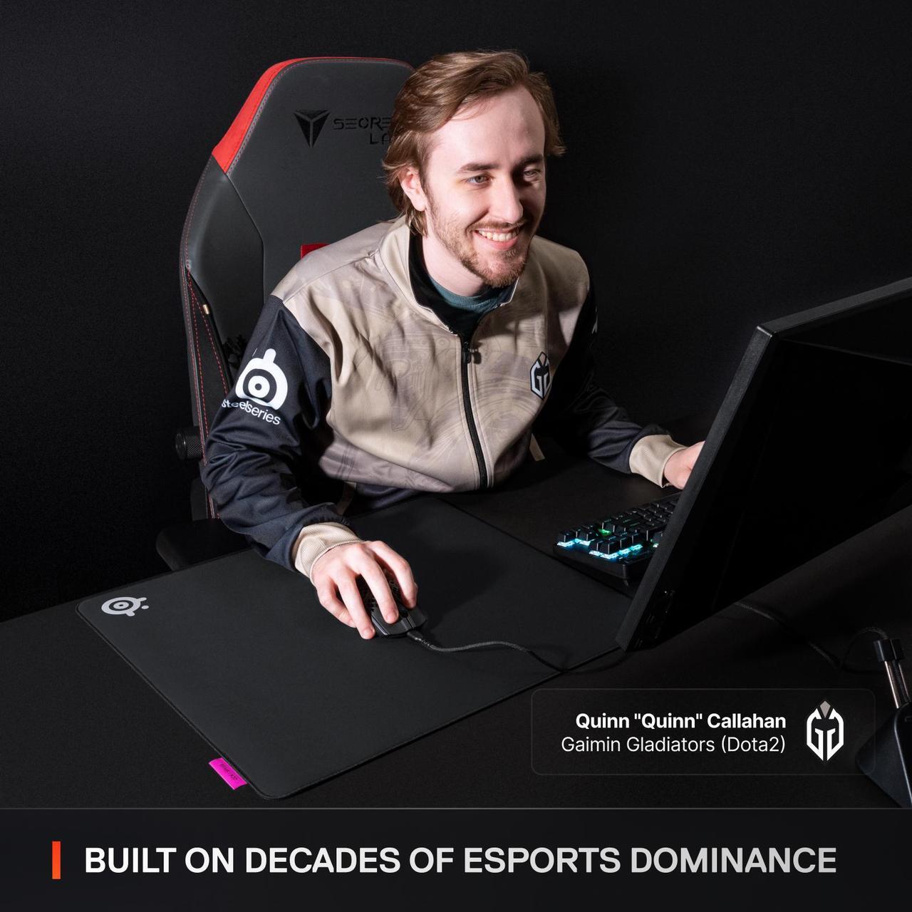 Alt view image 10 of 14 - SteelSeries QcK Performance L - Speed Mouse Mat