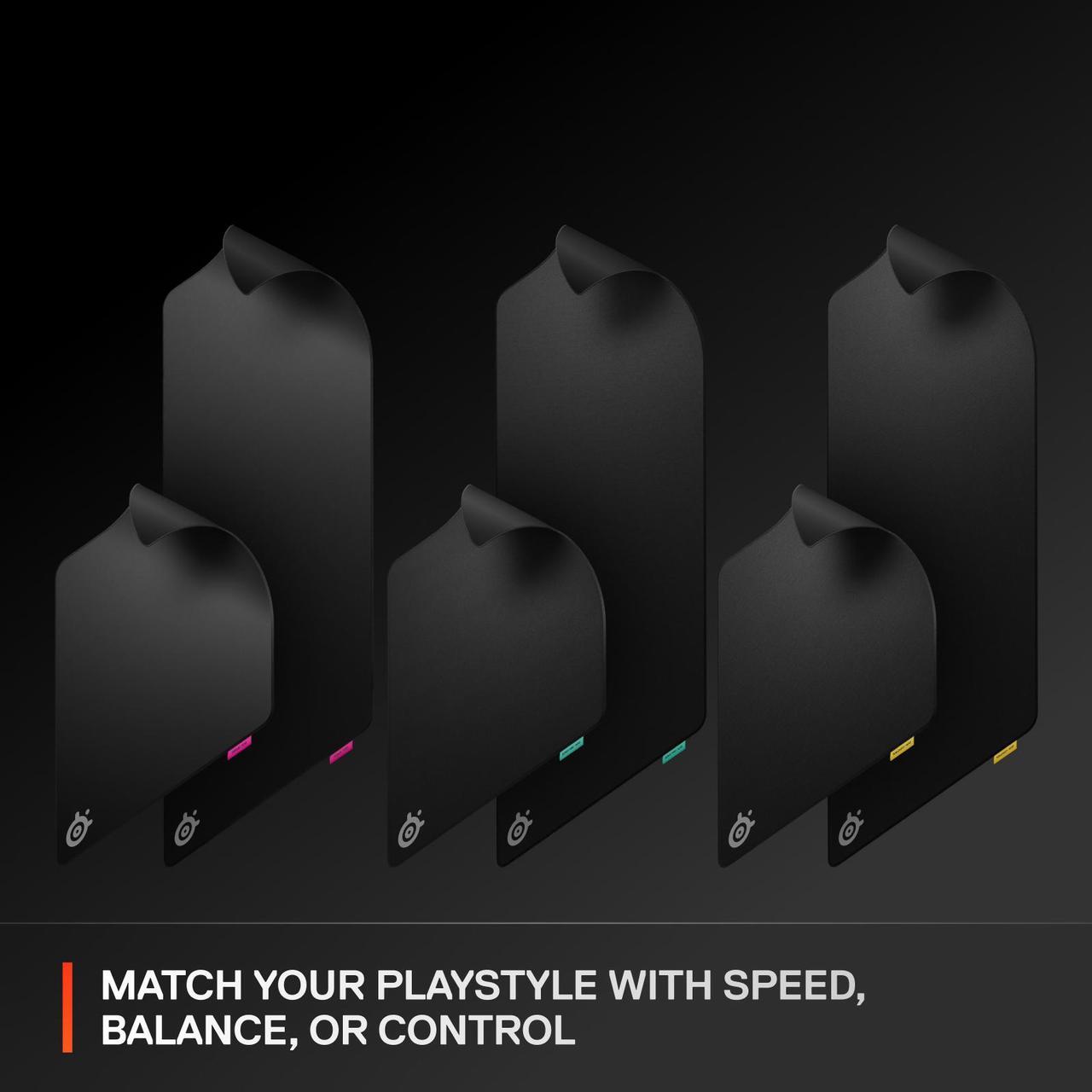Alt view image 11 of 14 - SteelSeries QcK Performance L - Speed Mouse Mat