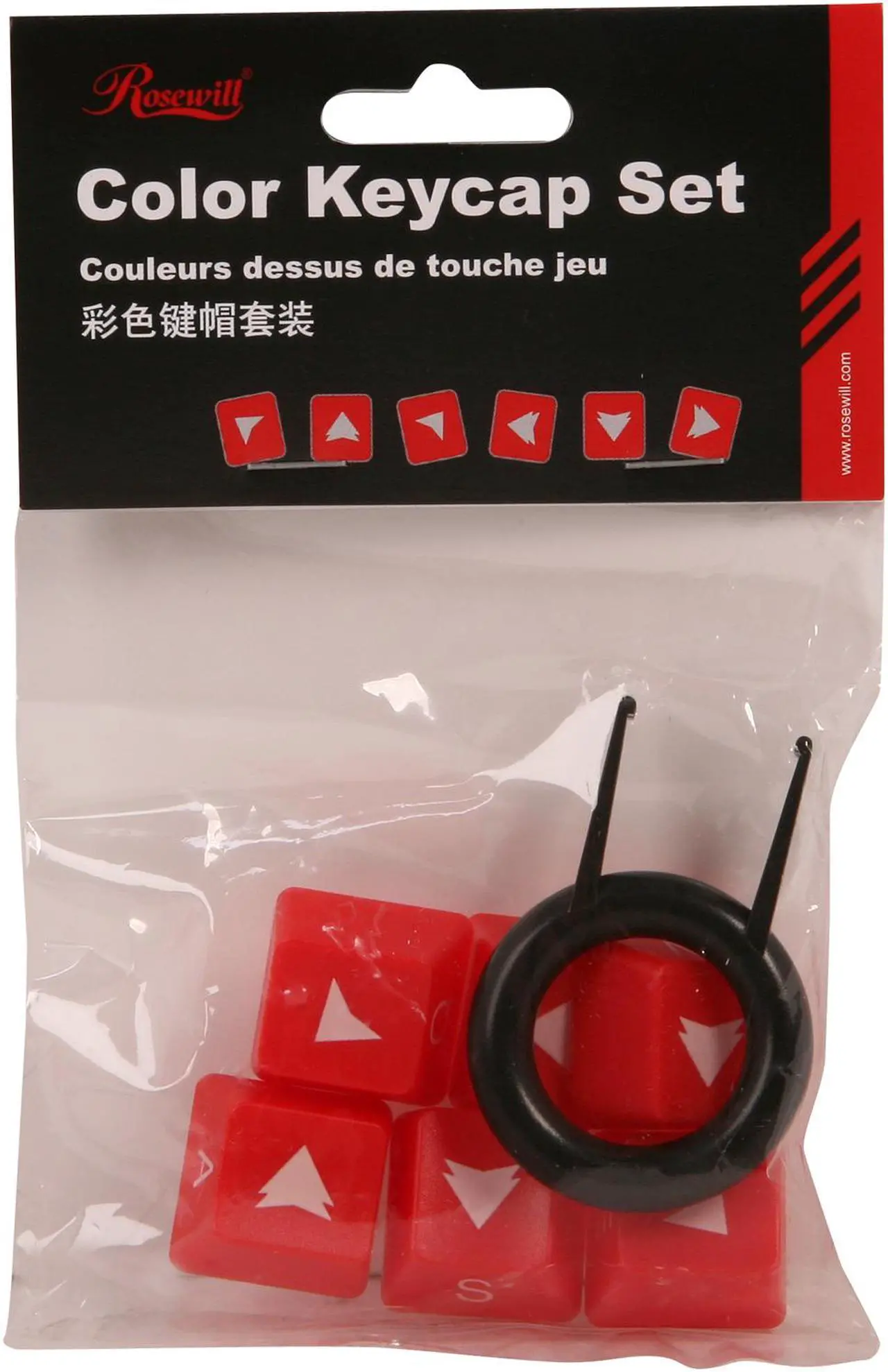 Alt view image 3 of 3 - Rosewill RIKA-12001 6 Keycaps and Keycap Puller for Mechanical Keyboards with Cherry MX Switches