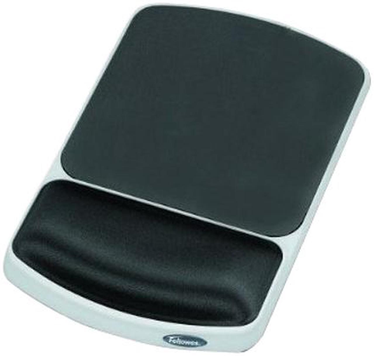 Alt view image 2 of 3 - Fellowes 91741 Gel Wrist Rest and Mouse Pad - Graphite/Platinum