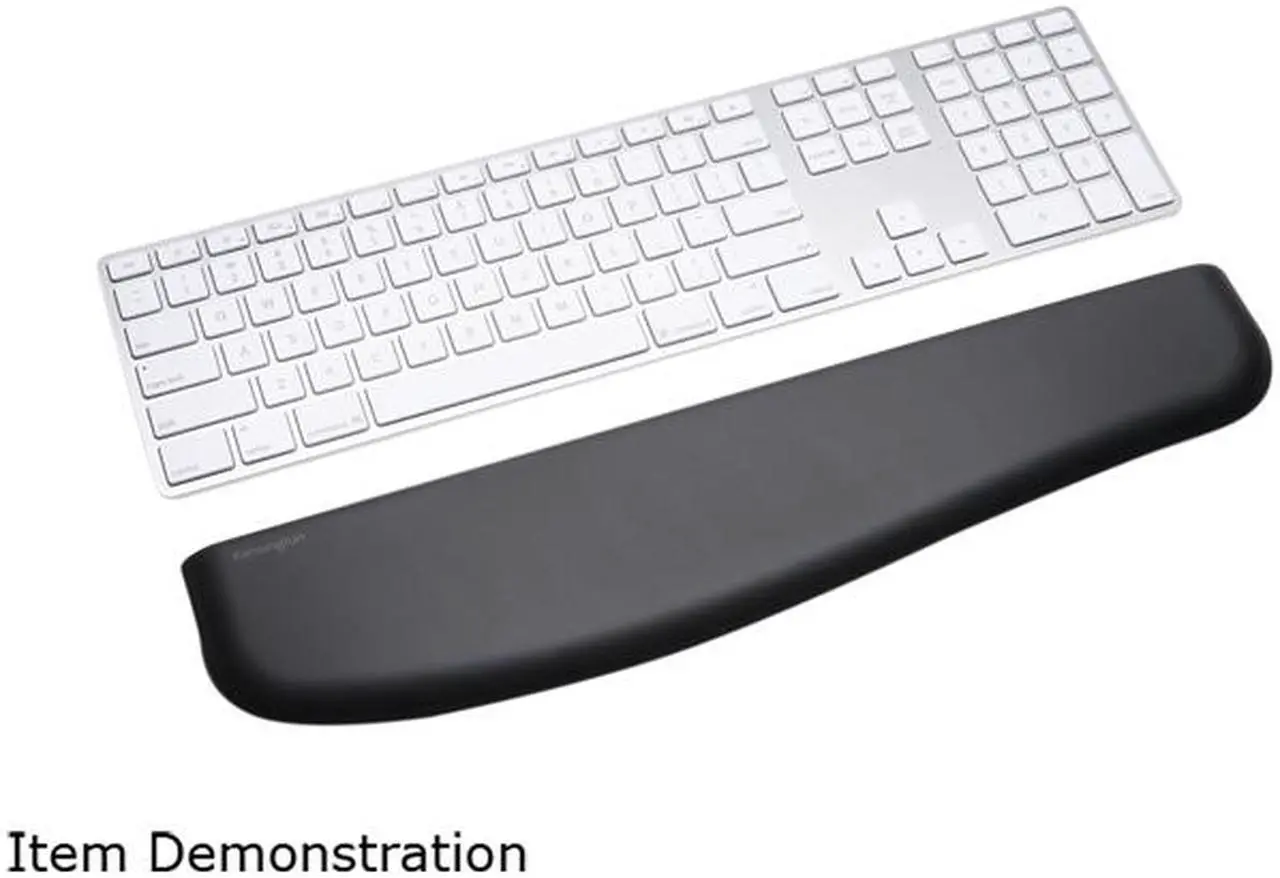 Alt view image 3 of 4 - Kensington K52800WW ErgoSoft Wrist Rest for Slim Keyboards