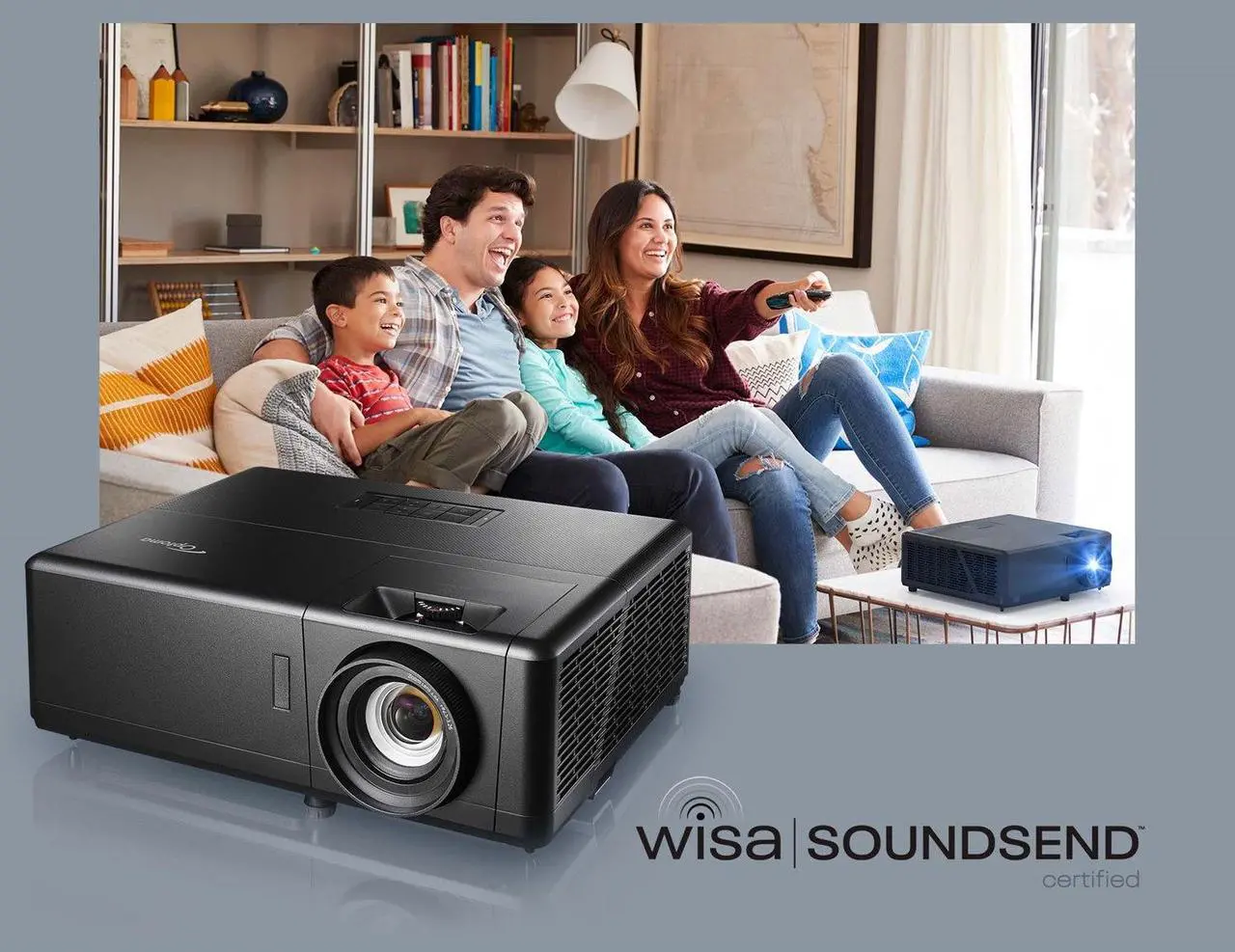 Alt view image 12 of 12 - Optoma UHZ55 True 4K UHD Gaming and Home Entertainment Projector | 3,000 Lumens for Lights-On Viewing | 240Hz Refresh Rate and Ultra-Low 4.2ms Response Time