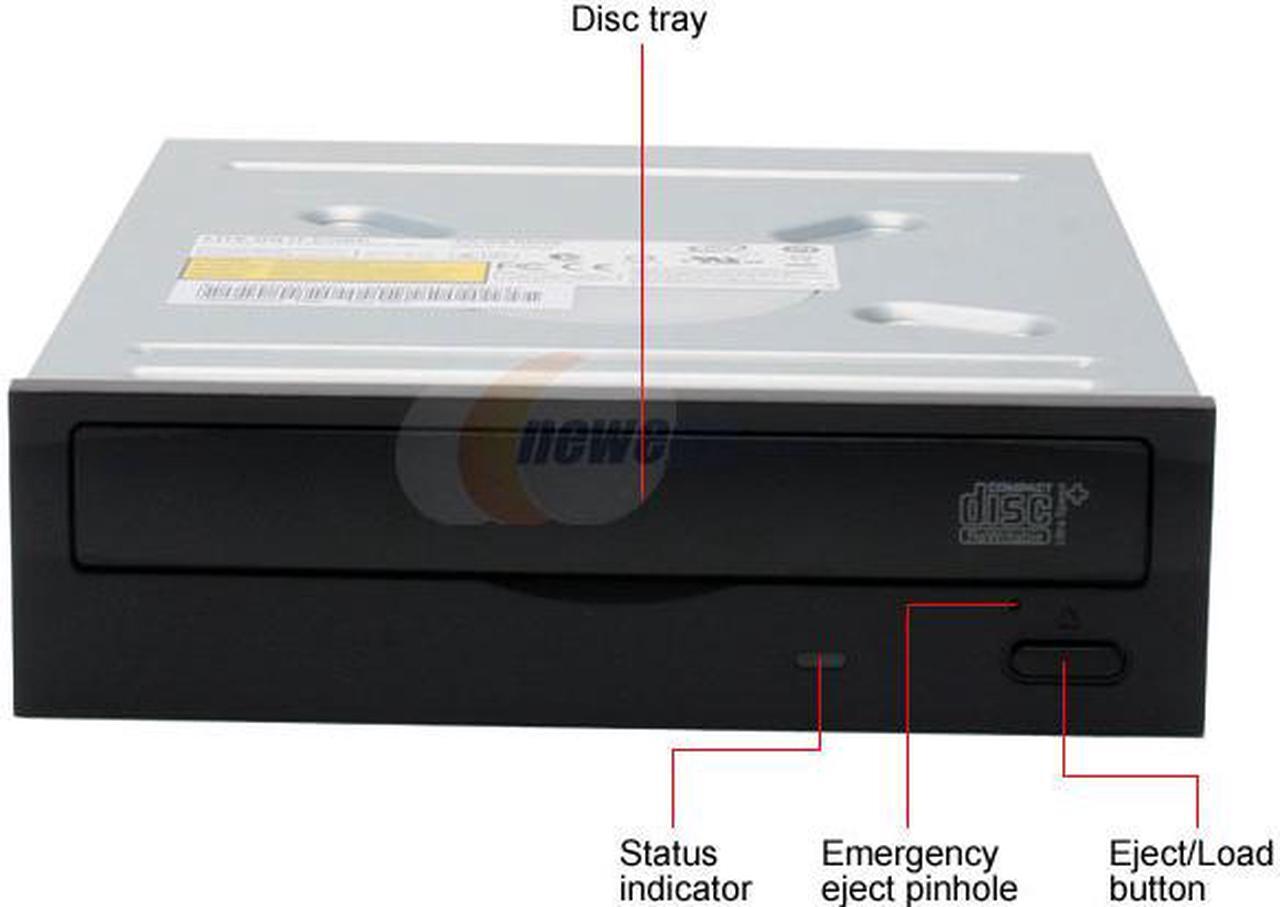 Alt view image 2 of 4 - LITE-ON  Black  52X  CD-R 32X  CD-RW 52X  CD-ROM ATAPI/E-IDE CD Burner