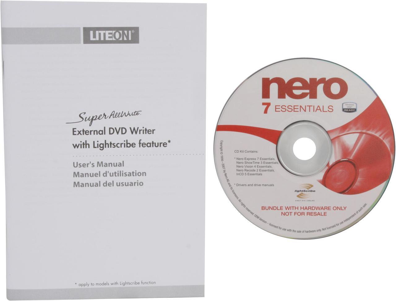 Alt view image 6 of 7 - LITE-ON USB 2.0 External 20X DVD Burner with LightScribe Model eHAU220-08 LightScribe Support