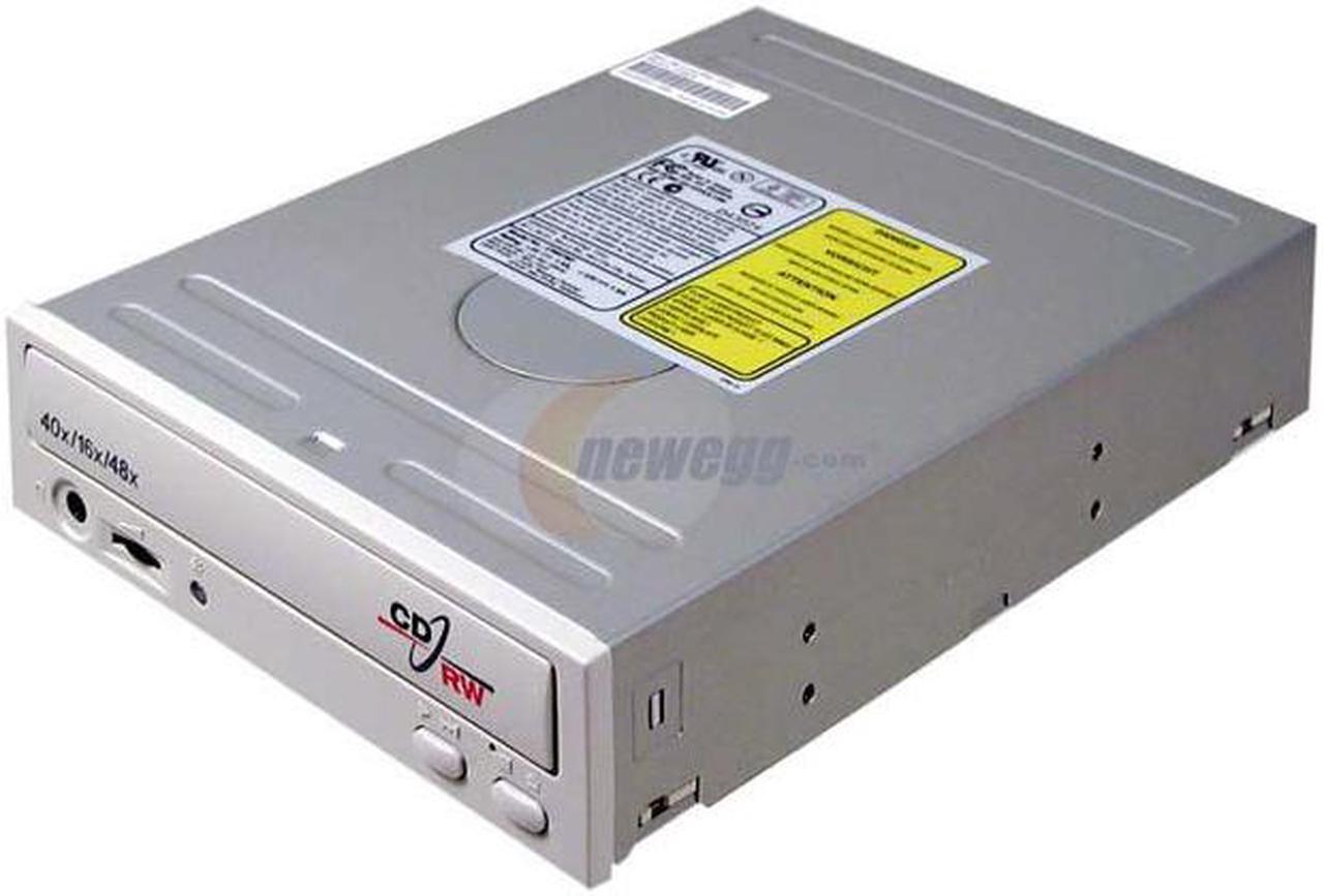 Main image of Cyberdrive CD Burner 16X DVD-ROM 40X CD-R 16X CD-RW 48X CD-ROM Silver IDE Model CW078D