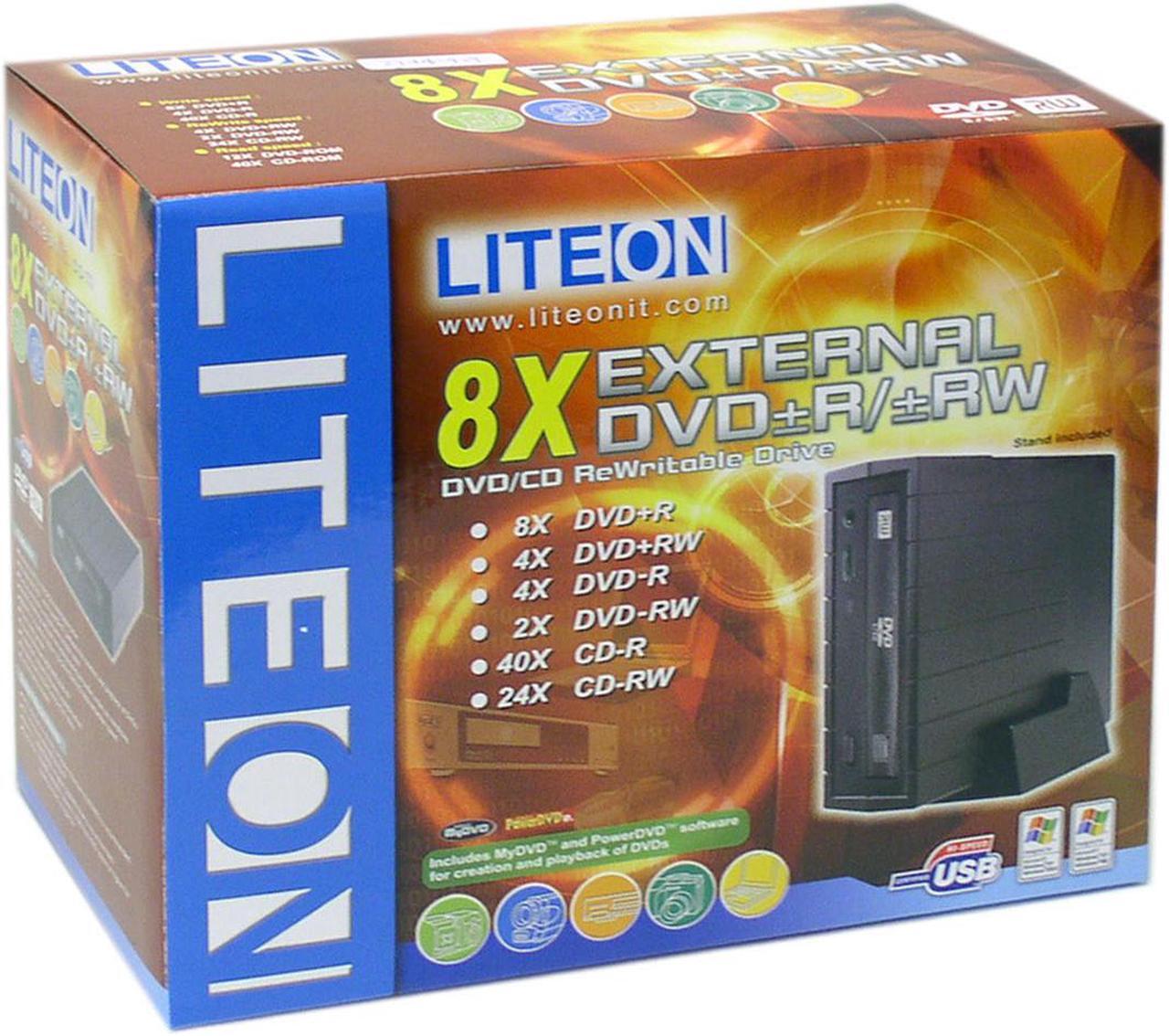 Alt view image 5 of 5 - LITE-ON USB 2.0 External CD/DVD Drive Model LDW-851SX