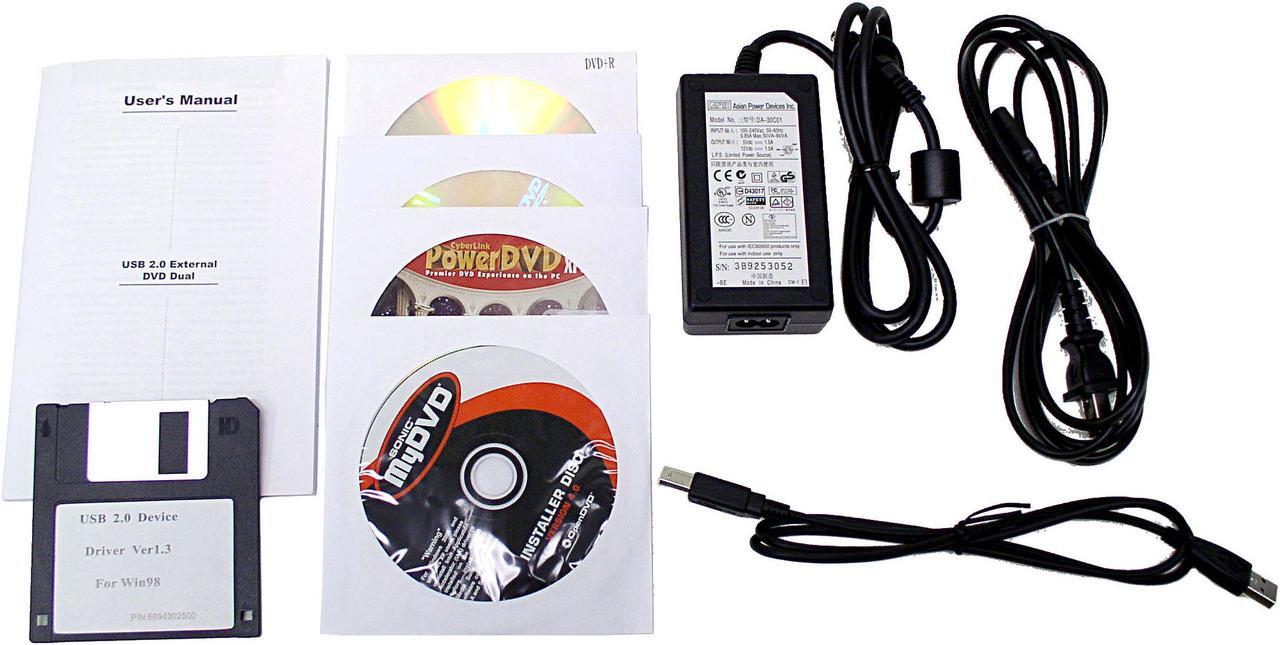 Alt view image 4 of 5 - LITE-ON USB 2.0 External CD/DVD Drive Model LDW-851SX