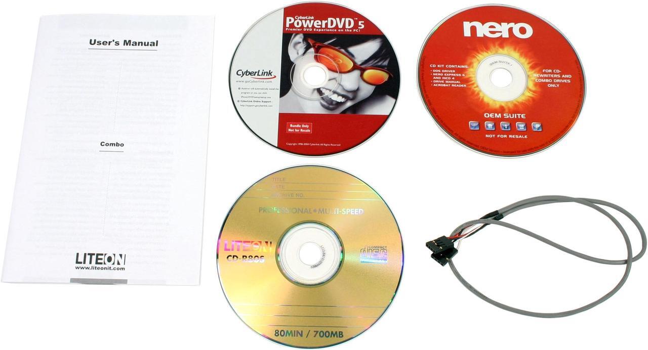 Alt view image 3 of 4 - LITE-ON Combo Drive 16X DVD-ROM 52X CD-R 32X CD-RW 52X CD-ROM Beige IDE Model SOHC - 5235K