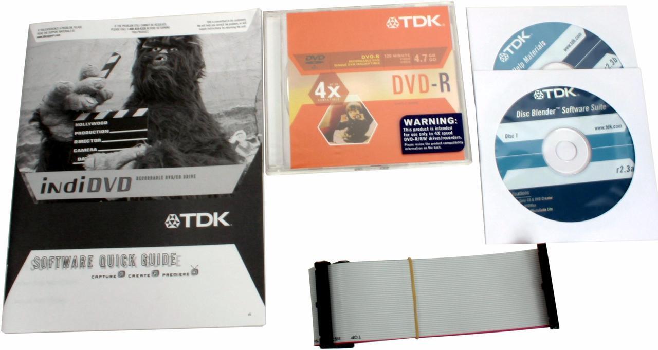 Alt view image 3 of 4 - TDK DVD Burner 8X DVD+R 4X DVD+RW 8X DVD-R 2X DVD-RW 12X DVD-ROM 32X CD-R 16X CD-RW 40X CD-ROM Black IDE Model AID+880N