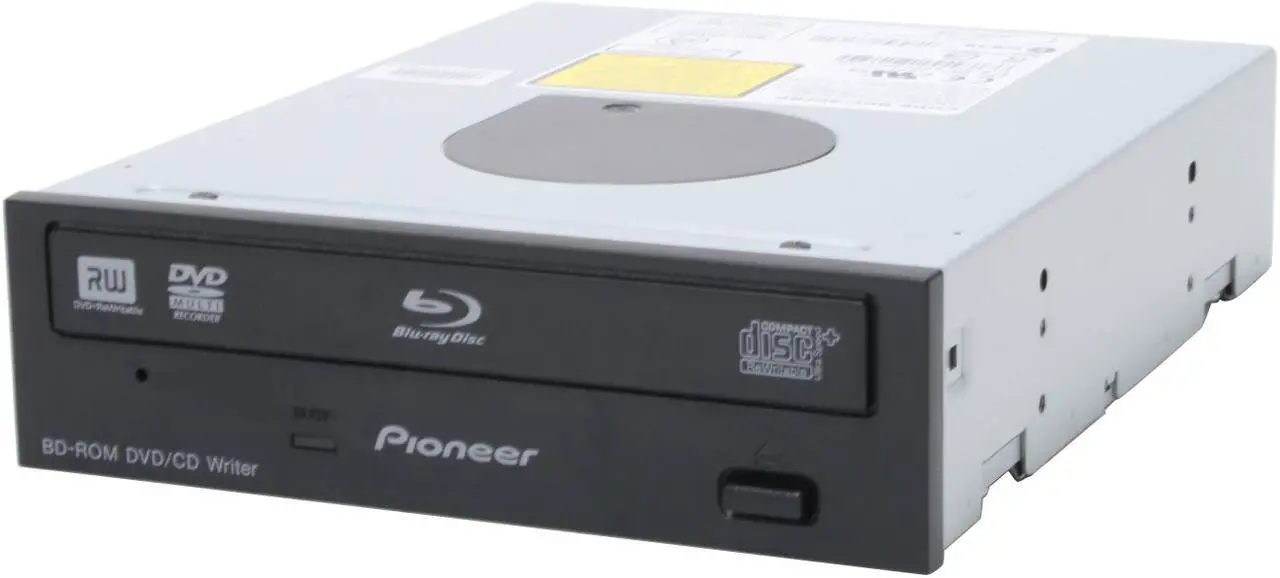 Main image of Pioneer Black 5X BD-ROM 12X DVD-ROM 32X CD-ROM SATA Internal Blu-Ray Reader and 12X DVD±R DVD Burner Model BDC-2202B