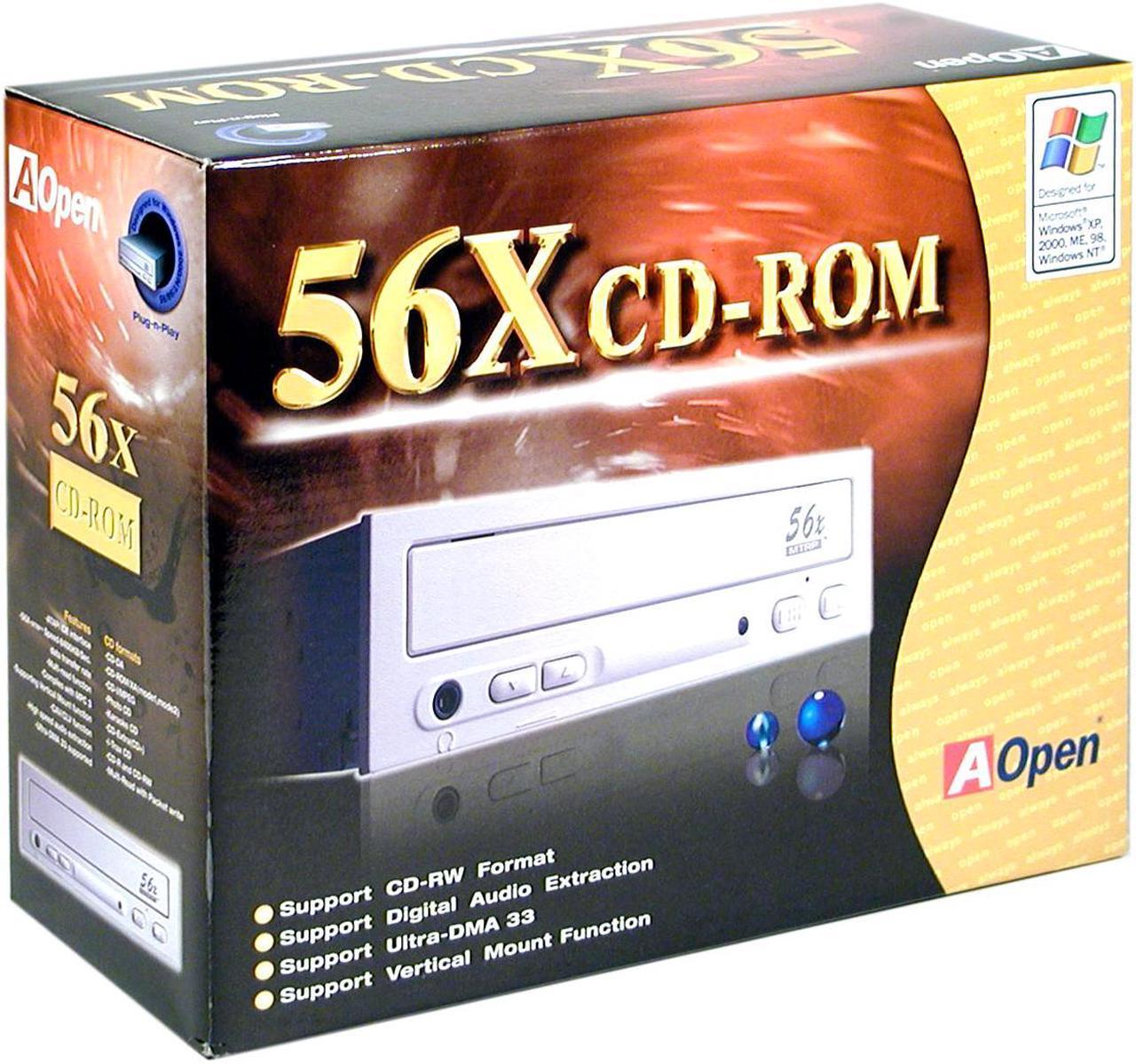 Alt view image 4 of 4 - AOpen Beige 56X CD-ROM IDE CD-ROM Drive Model CD-956