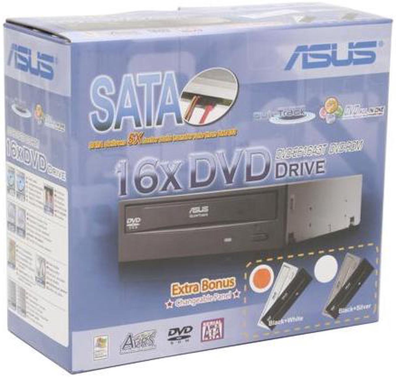 Alt view image 5 of 5 - ASUS Black 16X DVD-ROM 48X CD-ROM SATA DVD-ROM Drive Model DVD-E616A3T